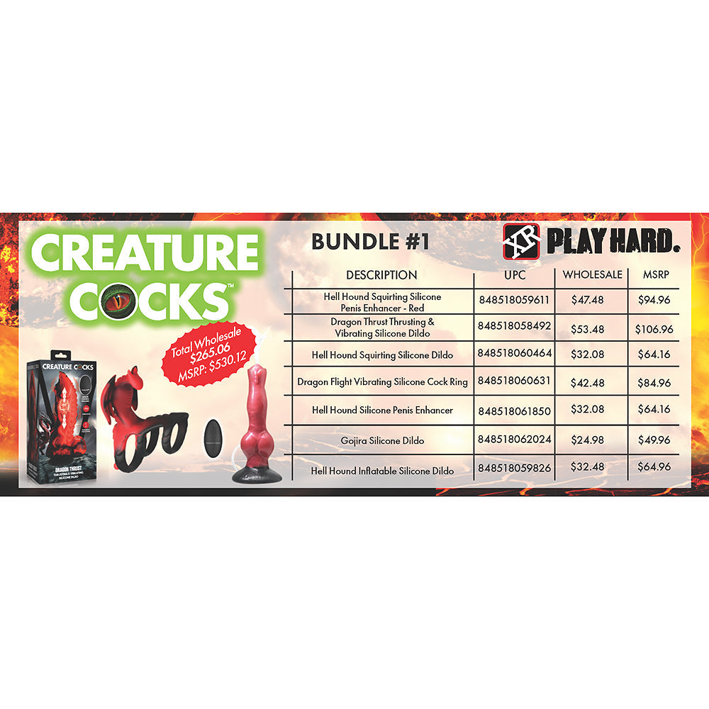 Altitude Bundle 1: Creature Cocks Hell Hound / Dragon / Devil theme