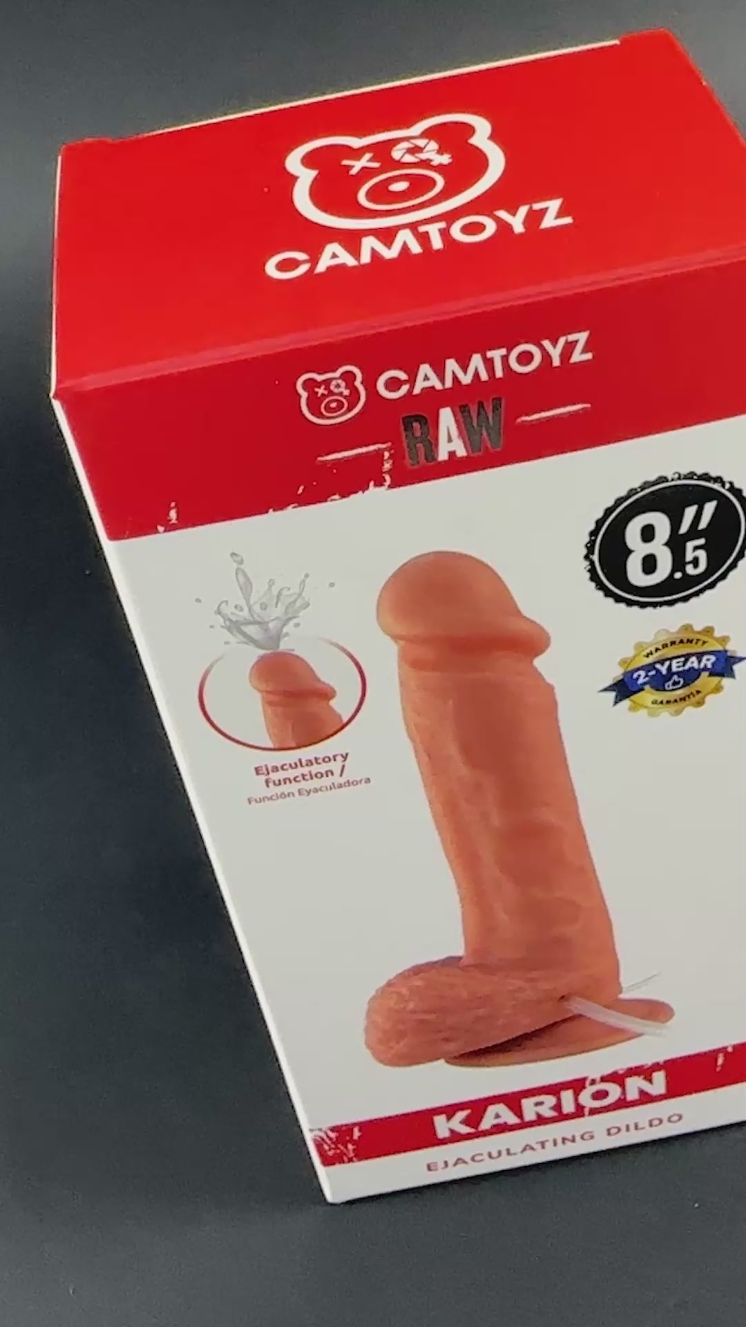 Camtoyz Realistic Squirting Dildo Karion