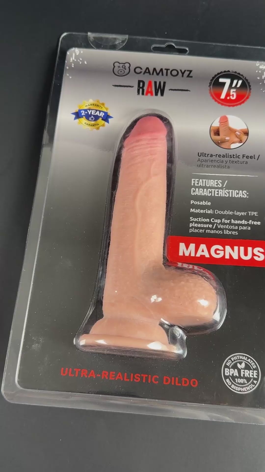 Camtoyz Ultra Realistic Dildo Magnus
