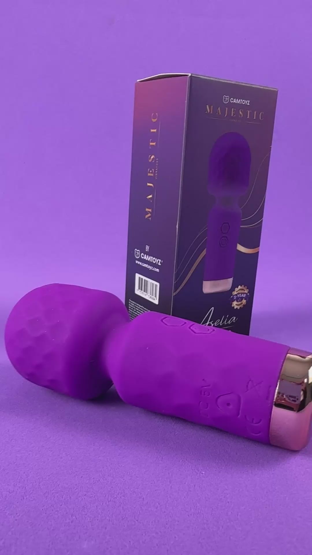 Camtoyz Majestic Aselia Mini Wand Vibrator