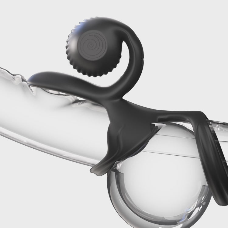 SVibe Snail Jovi Couples Ring Black