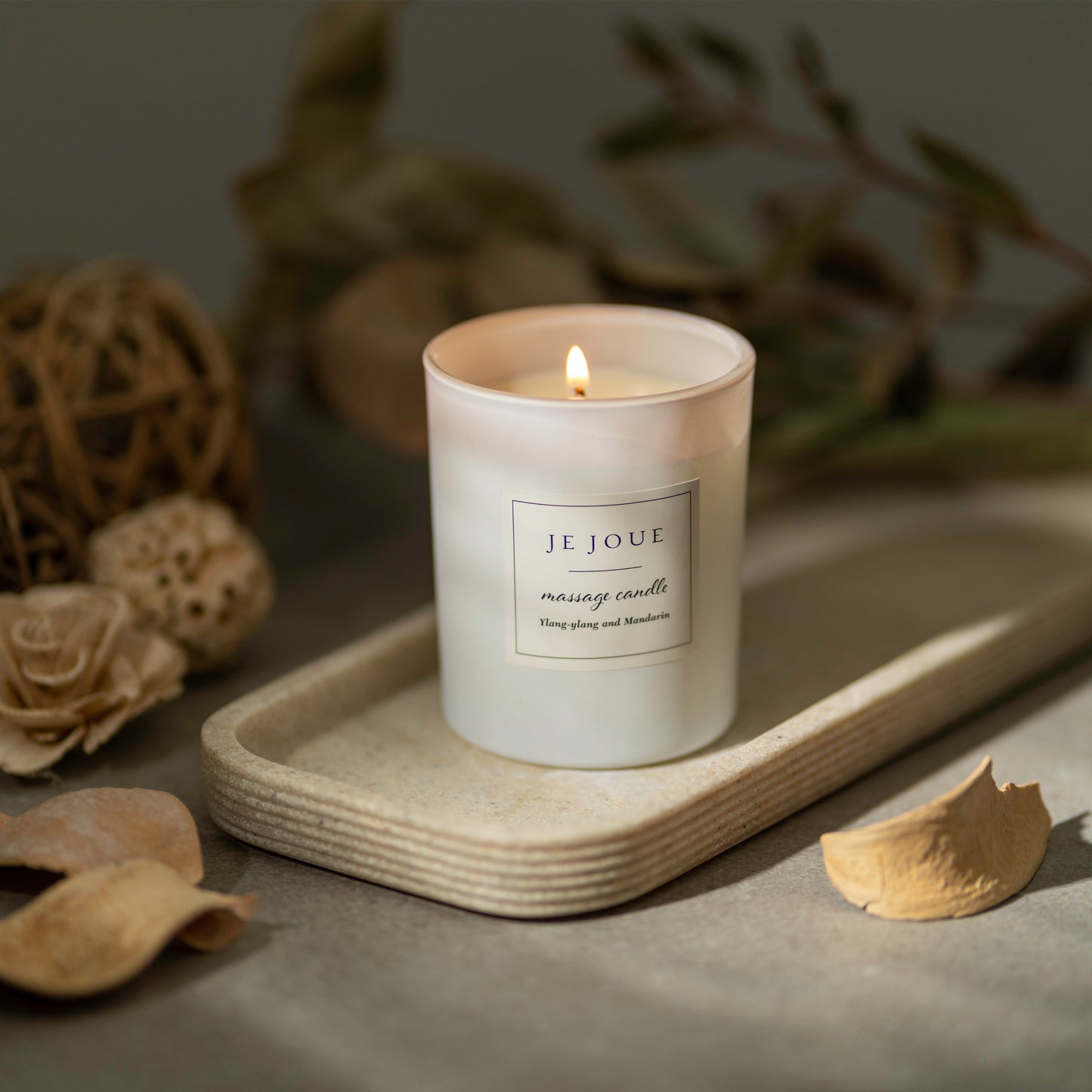 LUXURY MASSAGE CANDLE - YLANG YLANG & MANDARIN