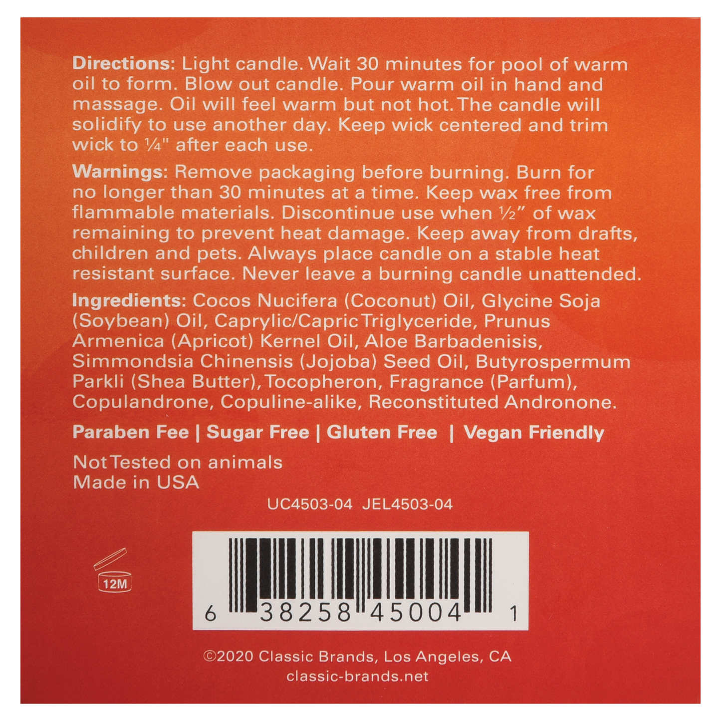 MOOD CANDLES HOT AF - PHEROMONE MASSAGE CANDLE 