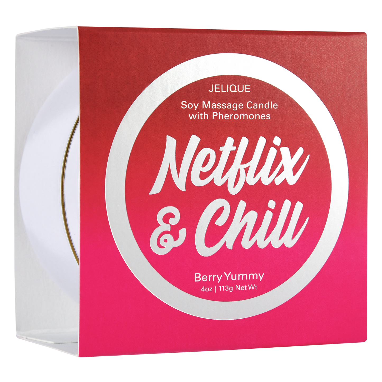 MOOD CANDLES NETFLIX & CHILL - PHEROMONE MASSAGE CANDLE BERRY YUMMY 4OZ | 113G