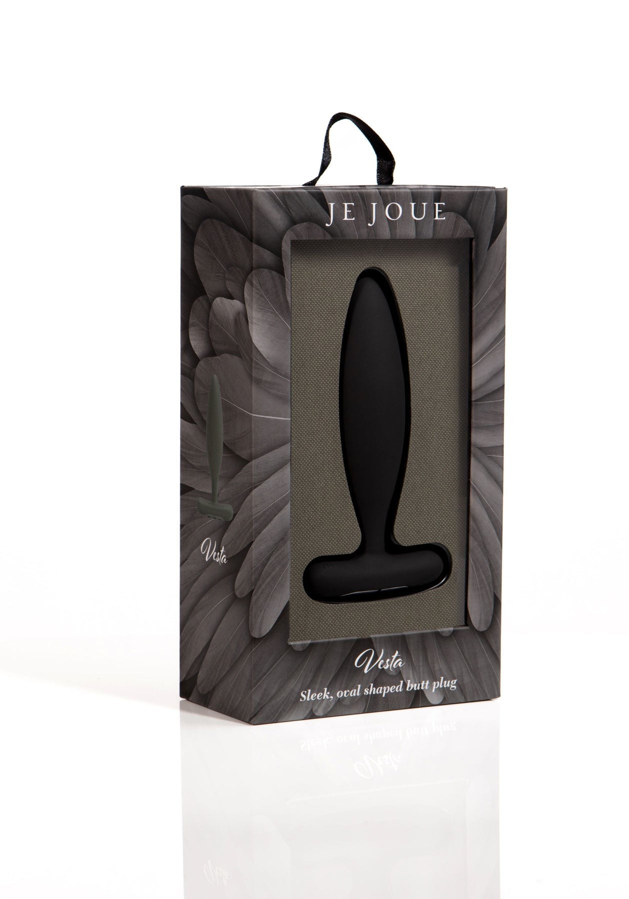 VESTA VIBRATING BUTT PLUG BLACK